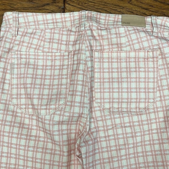 Paige Colette crop flare plaid jeans - Picture 8 of 8